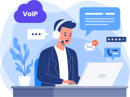 voip softphone for call centers