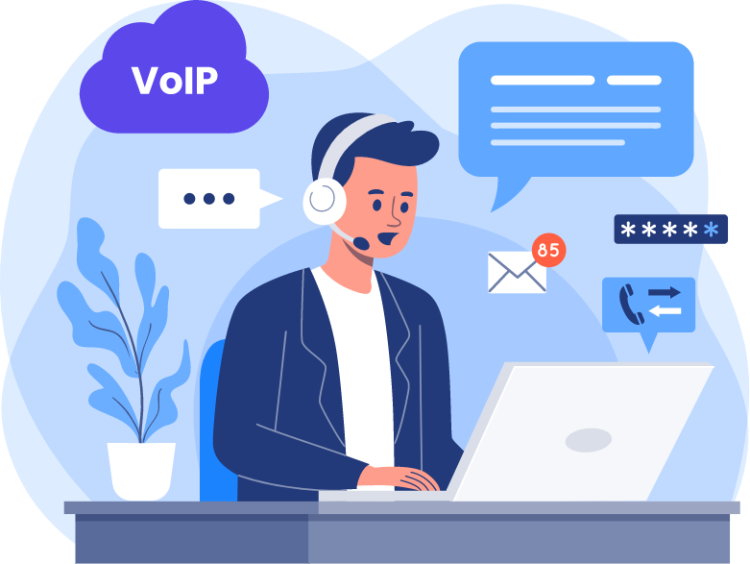 WebRTC based Softphone for Call Centers | VoIP Calling App