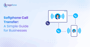 Softphone with call transfer