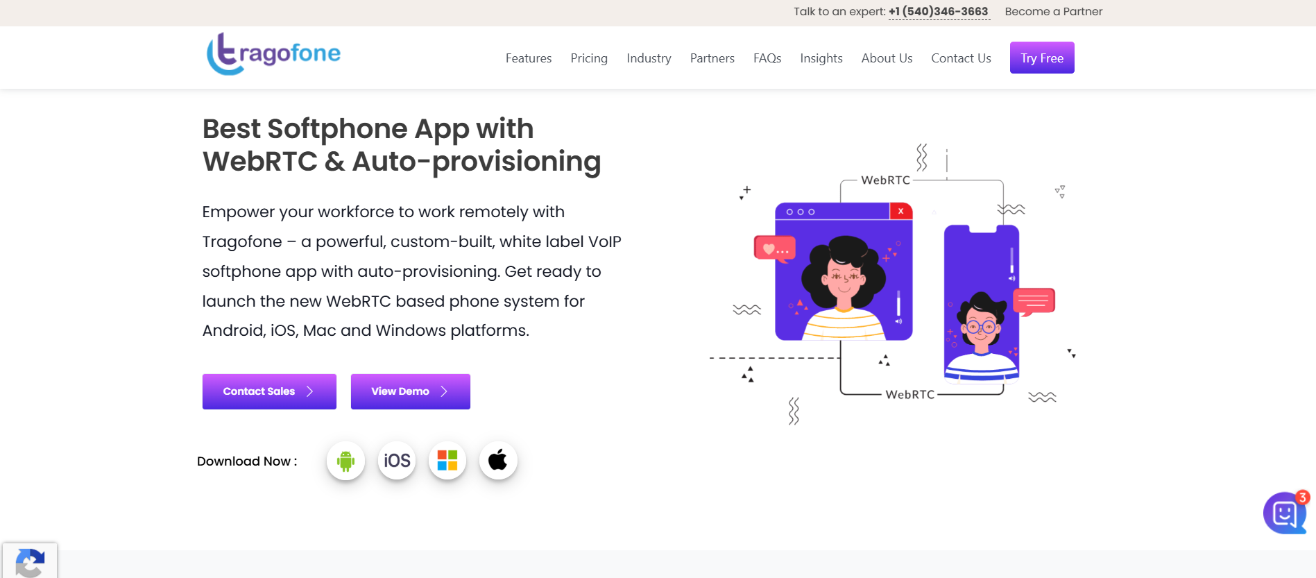 tragophone voip app