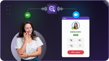 UI of VoIP calling on mobile phone