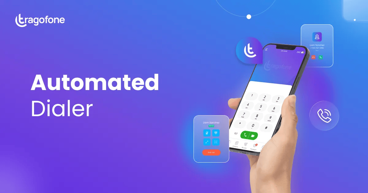 UI of an automated VoIP dialer