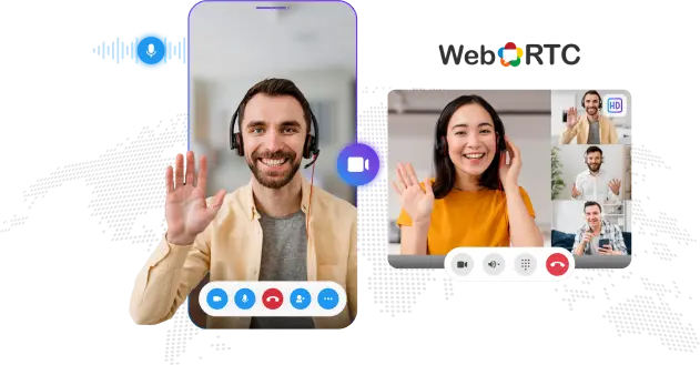 HD video calling on mobile and desktop